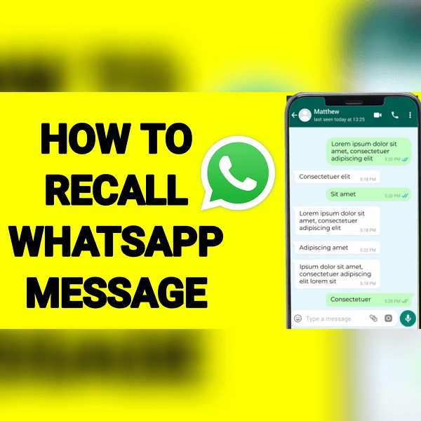 How to recall a message in WhatsApp