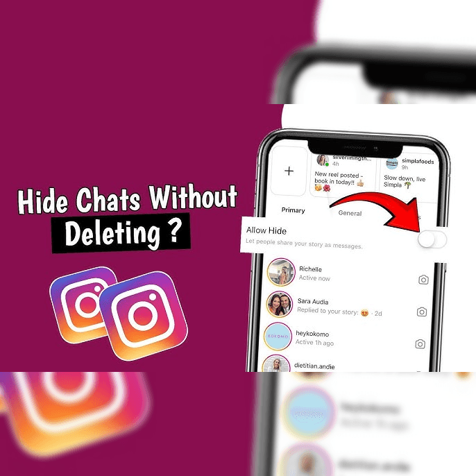 How to hide chats in Instagram 2025